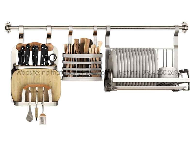 Combo 3 m&oacute;n thanh treo tủ bếp XI 3KA
