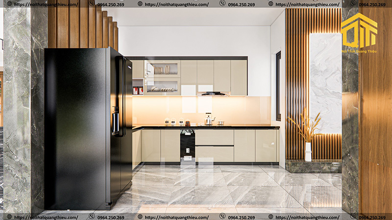 Thiết kế tủ bếp tại Cửa L&ograve;