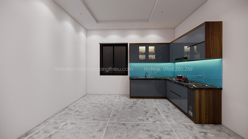 Thiết kế, sản xuất v&agrave; lắp đặt tủ bếp tại Nghệ An