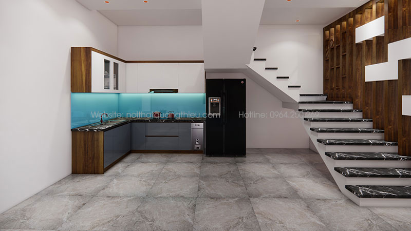 Thi c&ocirc;ng nội thất ph&ograve;ng bếp tại Nghệ An