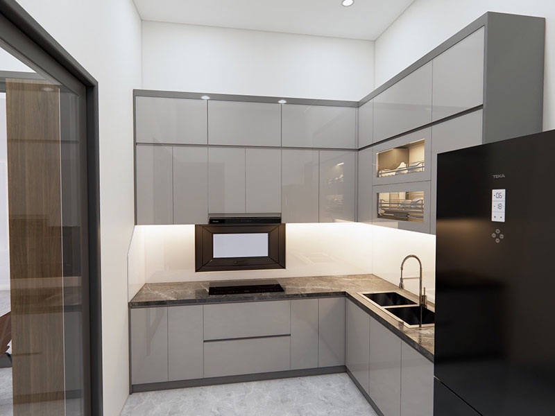 Lắp đặt tủ bếp, giường ngủ tại TP Vinh - Nghệ An