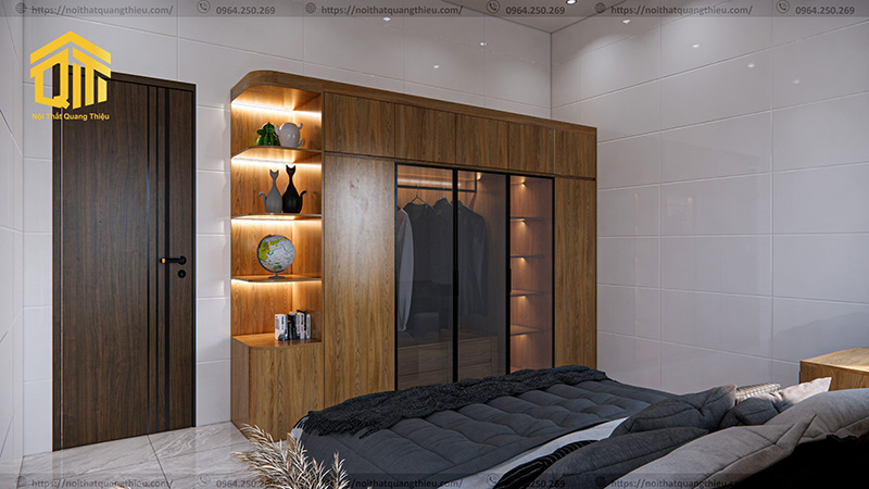 Thiết kế tủ quần &aacute;o tại Cửa L&ograve; - Nội thất Quang Thiệu
